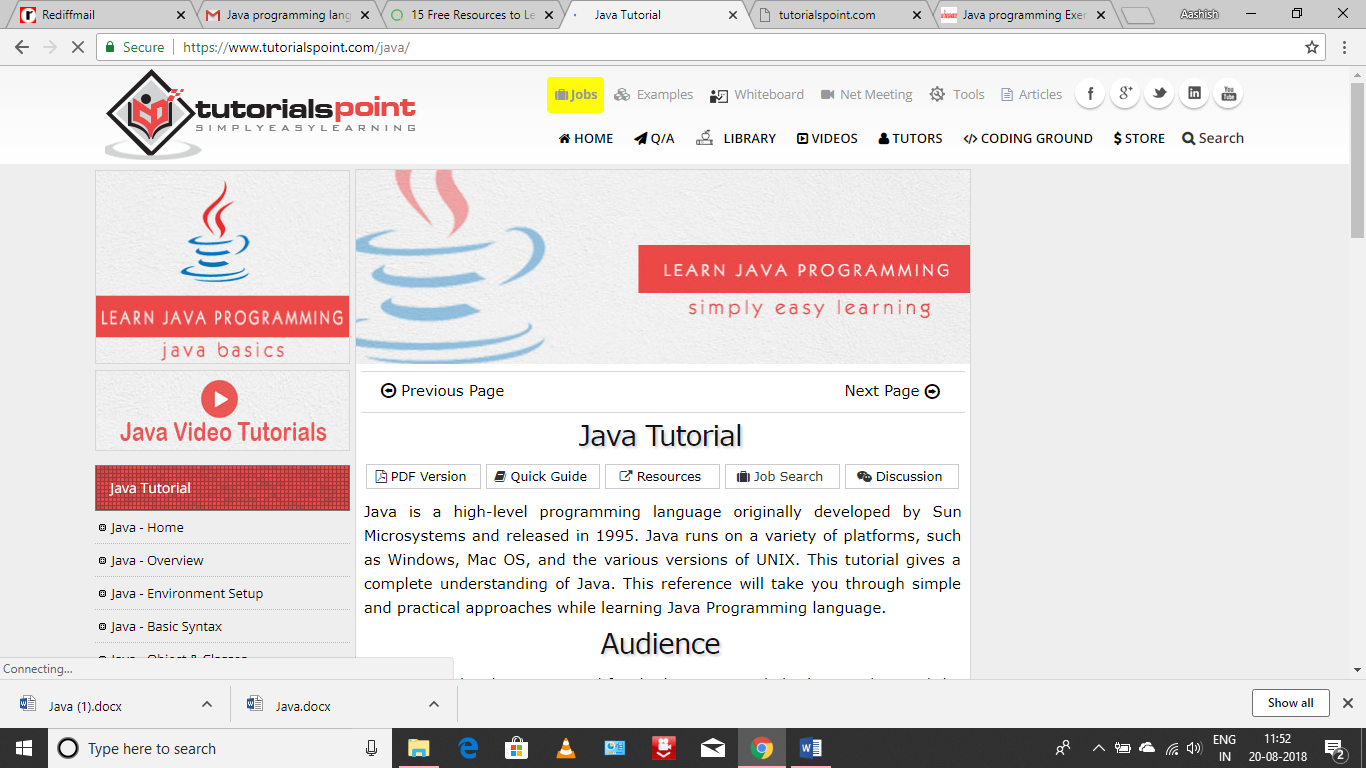 how to create java application