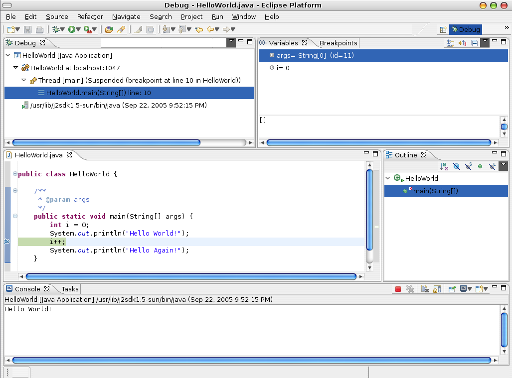 how to debug java web application in eclipse