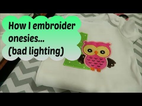 how to applique with a brother pe770 embroidery machine