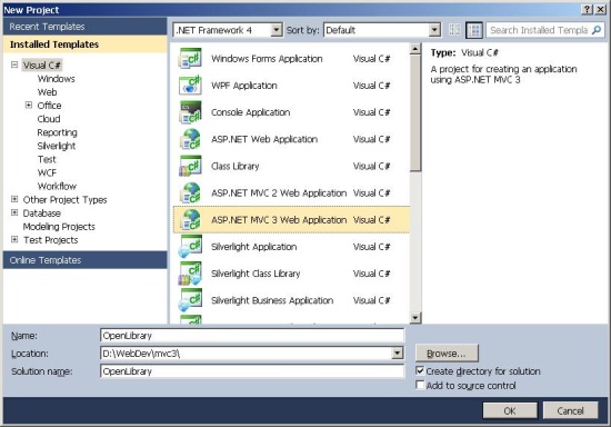 asp net mvc application using entity framework code first