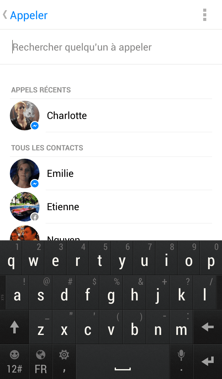 application android pour appeler gratuitement