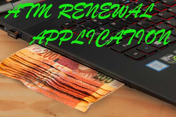 application for atm card renewal
