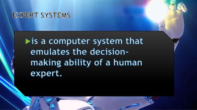 application of expert system in artificial intelligence
