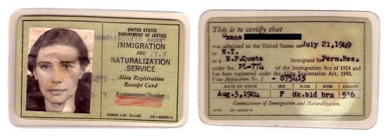 american green card application form