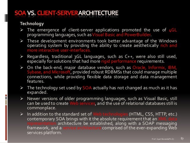building end to end multi client service oriented applications