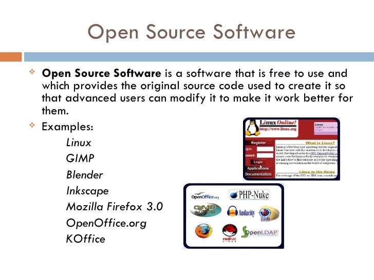 example of open source application software
