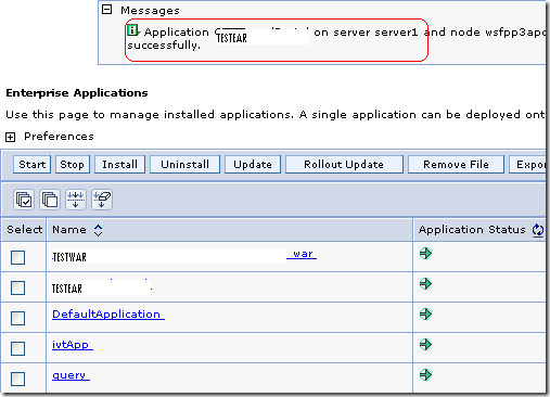 how to deploy in websphere application server